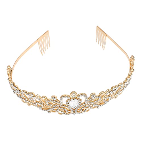 NIYANGLE Prinzessin Krone Stirnband Für Braut Hochzeit Glitzer Haar Schmuck Brautkronen Diademe Kopfschmuck Für Hochzeit Haarband Für Braut von NIYANGLE
