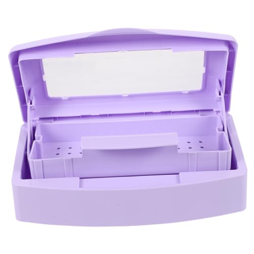 NIYANGLE Reinigungsbox Für Nagelwerkzeuge Organizer-box Mit Deckeldesign Aus Stabilem Material Leicht Zu Reinigen Geeignet Für Maniküre-tools Und Professionellen Gebrauch von NIYANGLE