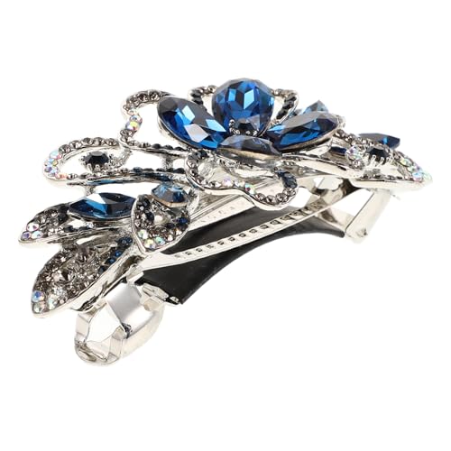 NIYANGLE Rhinestone Haarclip Frühling Haarklammer Elegante Haarspange Für Rückhaar Und Seitliches Haar Modisches Haarschmuckstück Für Frauen Und Mädchen von NIYANGLE