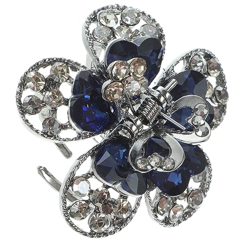 NIYANGLE Rhinestone Haarklammer für Damen Funkelnde Kleine Haarklammern Rutschfeste Clips für Hochsteckfrisuren für Partys Fotoshootings von NIYANGLE