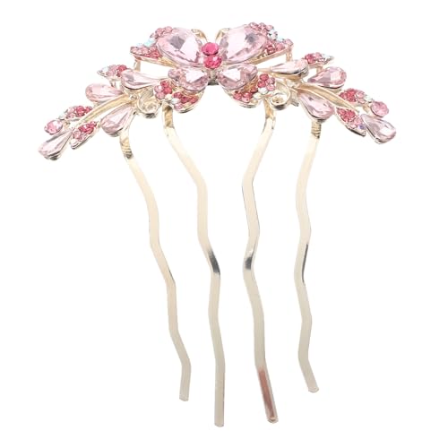 NIYANGLE Rhinestone Haarseite Kamm Für Frauen Elegantes Haarschmuck-accessoire Zahn-haarclip Für Besondere Anlässe Wie Hochzeiten Geburtstagsfeiern Und Abschlussbälle Zartem von NIYANGLE