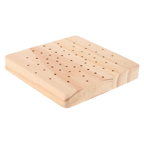 NIYANGLE Nagelbohrerhalter Aus Holz Aufbewahrungsbox Für Maniküre-bohrer Bit-werkzeughalter-rack Nagelbohrer-werkzeug-organizer Mit Mehreren Löchern Praktische Aufbewahrungslösung Für von NIYANGLE