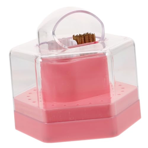 NIYANGLE Nagelbohrer Aufbewahrungsbox Mit Fächern Praktischer Organizer Für Nagelkunst Multifunktional Und Platzsparend Für Nagelsalons Und Heimgebrauch von NIYANGLE