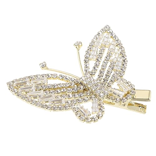 NIYANGLE Schmetterlingsclips Für Frauen Und Mädchen Metall-haarclips Mit Strass Haarschmuck Für Hochzeit Und Besondere Anlässe Haarstyling-accessoires NIYANGLE Schmetterlingsclips Für Frauen Und Mädchen Metall-haarclips Mit Strass Haarschmuck Für Hochzeit Und Besondere Anlässe Haarstyling-accessoires von NIYANGLE