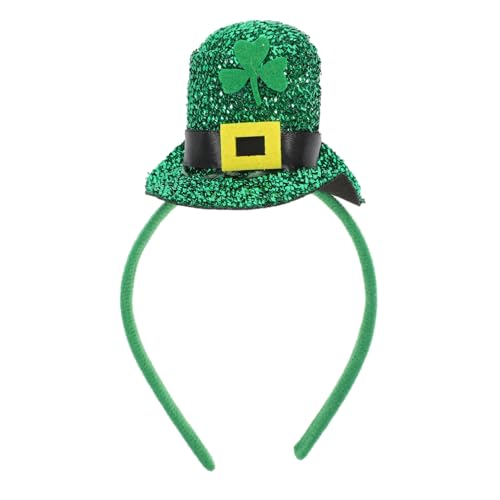 NIYANGLE Shamrock Haarreif Leichtes Stirnband für Patrick Day Damen Kopfschmuck mit Sicherem Halt Festliche Irische Party Dekoration von NIYANGLE