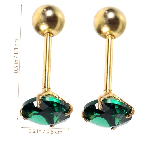 NIYANGLE Silber Ohrstecker Damen Zirkonia Ohrstecker Grün Farbiges Schmuckstück Elegant Langlebig Für Geburtstag Valentinstag Muttertag Anlass NIYANGLE Silber Ohrstecker Damen Zirkonia Ohrstecker Grün Farbiges Schmuckstück Elegant Langlebig Für Geburtstag Valentinstag Muttertag Anlass von NIYANGLE