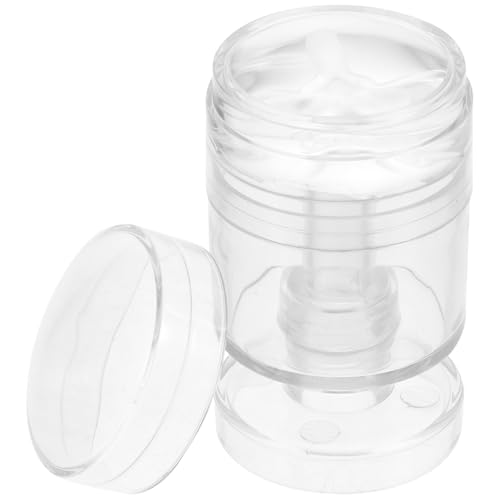 NIYANGLE Silikon Nagel Stamper Mit Schaber Nail Art Stempel Nagelschablone Für Maniküre Werkzeug Transparente Nagelstempelplatte Für Professionellen Und Heimgebrauch von NIYANGLE