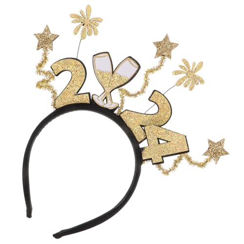 NIYANGLE Silvester Haarreif Party Kopfschmuck Langlebig und Bequem für Neujahr Feier Festival Zubehör von NIYANGLE