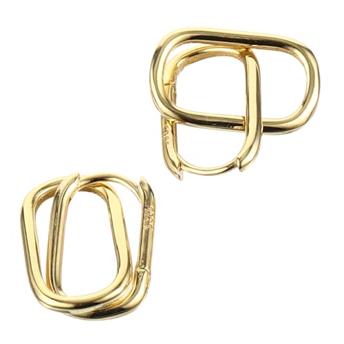 NIYANGLE Sterling Silber Ohrringe Damen Doppel Creolen Ohrstecker Elegantes Design Komfortabel Modisch Alltag Schmuck NIYANGLE Sterling Silber Ohrringe Damen Doppel Creolen Ohrstecker Elegantes Design Komfortabel Modisch Alltag Schmuck von NIYANGLE