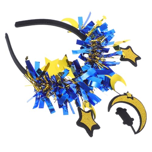 NIYANGLE Eid Kopfbedeckung Mit Mond Und Sternmotiven Ramadan Dekoration Für Feste Stilvolles Haaraccessoire Mit Arabischen Elementen Für Feierlichkeiten Und Besondere Anlässe von NIYANGLE