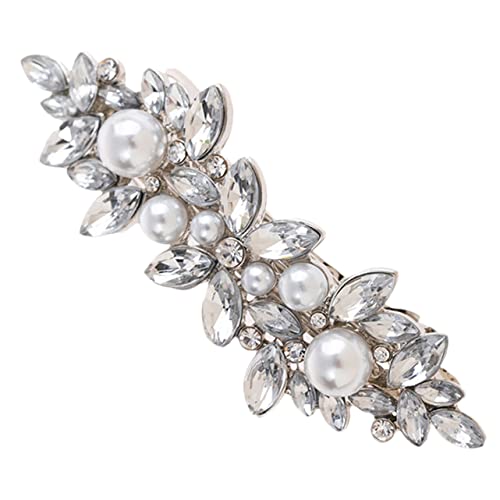 NIYANGLE Rhinestone Haarspange Funkelnde Haarklammer Für Hochzeiten Partys Und Besondere Anlässe Elegantes Haaraccessoire Für Damen Glänzende Dekoration Für Jeden Look von NIYANGLE