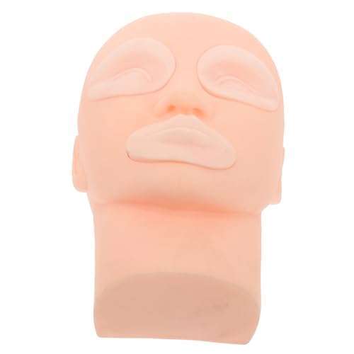 NIYANGLE Übungskopf Für Make-up Und Tattoos Abnehmbar Für Lippen Und Eyeliner-techniken Realistisches Design Aus Kunststoff Und Silikon von NIYANGLE