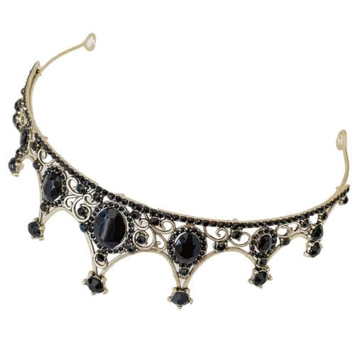NIYANGLE Tiara Krone mit Strasssteinen für Hochzeiten Bälle Geburtstagsfeiern und Besondere Anlässe Eleganter Haarschmuck für Damen Leicht und Komfortabel von NIYANGLE