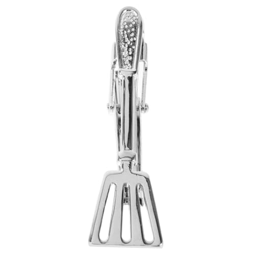 NIYANGLE Tie Clip Männer Kreativer Spatula-necktie Clasp Metall Glänzend Moderner Krawattenhalter Für Hochzeit Party Business Formelle Outfits von NIYANGLE
