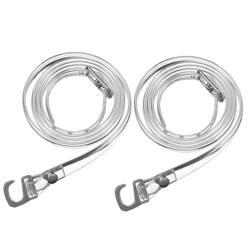 NIYANGLE Transparente Schuhbänder für Damen Verstellbare Rutsch Riemchen für Lose High Heels Elastische Waschbare Schuhriemen Geeignet für Pumps und Flache Schuhe Langlebig und von NIYANGLE