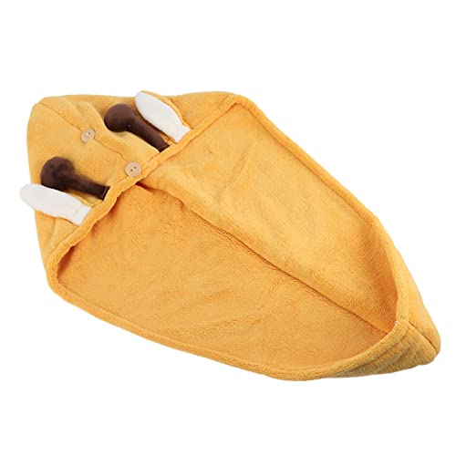 NIYANGLE Lovely Ear Hair Drying Towel Doppel-layer Haartrocknermütze Für Schnelles Trocknen Super Saugfähiges Mikrofaser-handtuch Für Damen Für Bad Und von NIYANGLE
