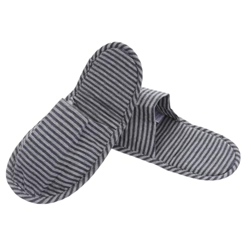 NIYANGLE Ultraleichte Faltbare Damen Slipper Portable Indoor Hausschuhe aus Baumwolle mit Robusten Sohlen Inklusive Praktischem Aufbewahrungsbeutel für Reisen und Business Einsatz von NIYANGLE