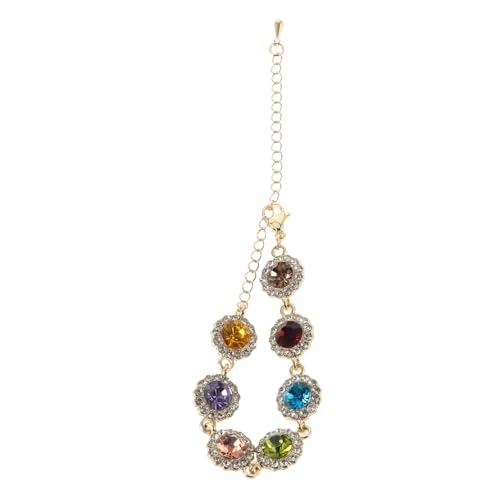 NIYANGLE Verstellbares Glitzerbangle für Damen Modischer und Strahlender Schmuck für Sommer und Strandoutfits von NIYANGLE