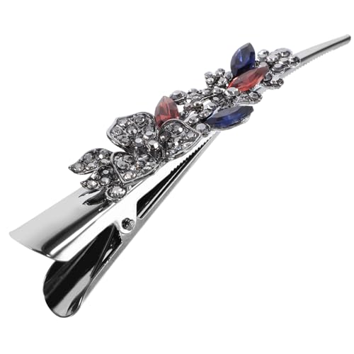 NIYANGLE Retro Blüten-haarclip Mit Strass Großer Haarklammer Für Frauen Elegantes Haarschmuck-accessoire Für Partys Hochzeiten Und Besondere Anlässe Leicht Und Komfortabel Zu Tragen von NIYANGLE