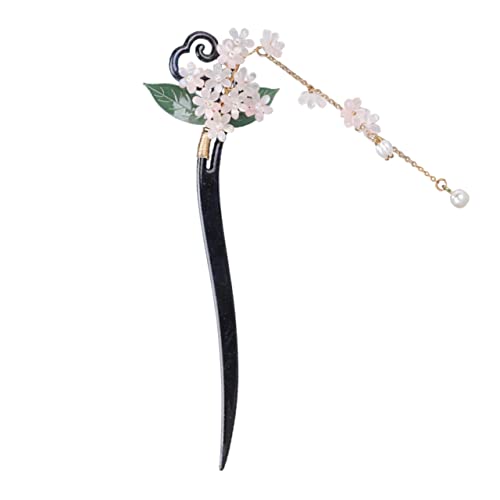 NIYANGLE Vintage Haarschmuck Mit Blumen-haarstab Minimalistisches Haaraccessoire Für Damen Eleganter Haarschmuck Für Hochzeiten Und Partys Langlebig Und Stilvoll von NIYANGLE