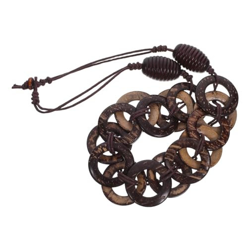 NIYANGLE Vintage Halskette Tropische Halsketten Für Frauen Boho Perlenkette Surfer Halskette Perlenkette Pulloverkette Schmuck Im Bohemian Stil Klobige Boho Halsketten Schmuck Für von NIYANGLE