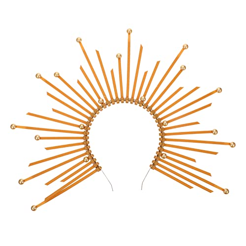 NIYANGLE Vintage Krone Haarband Für Damen Einzigartiger Haarschmuck Für Kostümpartys Hochzeiten Und Feierlichkeiten Leicht Und Bequem Für Fotos Und Festlichkeiten von NIYANGLE