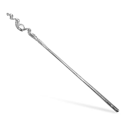 NIYANGLE Vintage Metall Haarspange Für Frauen Elegante Haarnadel Für Hochsteckfrisuren Langlebiger Haarschmuck Für Partys Hochzeiten Und Alltag Silberfarben von NIYANGLE