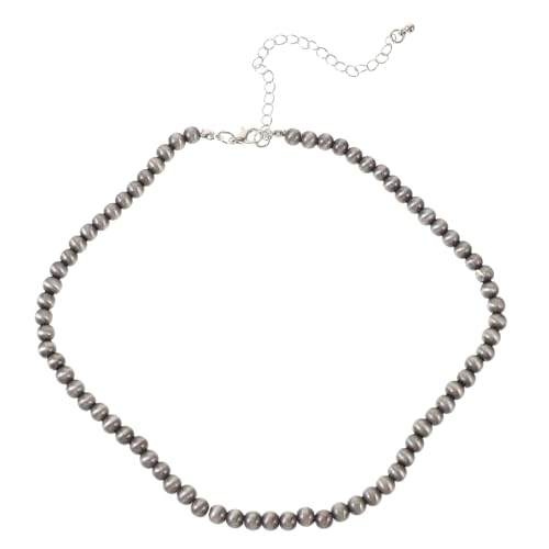 NIYANGLE Vintage Perlenkette Damen Ccb Elektroplattiert Leicht Hautfreundlich Schmuck Geschenkidee für Frauen Alltag und Festtage von NIYANGLE