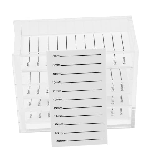 NIYANGLE Wimpern Aufbewahrungsbox Künstliche Wimpernhülle Wimpernbox Organizer Fake Wimpernbox Mit Deckel Für Schminktisch Kosmetiktasche von NIYANGLE