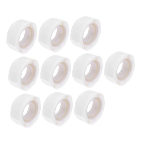 NIYANGLE Wimpernkleberhalter Aufkleber 10 Stück Einweg Wimpernverlängerung Klebepads Tragbar Für Salon Und Zuhause Vielseitig Einsetzbar Präzise Anwendung von NIYANGLE