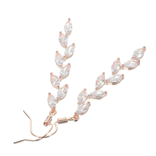 NIYANGLE Zarte Zirkonia Quasten Ohrringe Damen Leicht Elegant Modisch Braut Schmuck NIYANGLE Zarte Zirkonia Quasten Ohrringe Damen Leicht Elegant Modisch Braut Schmuck von NIYANGLE
