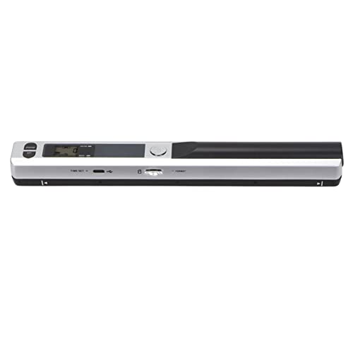 900 PPI Light Tragbare Scanner Transparente Bilder für -Magazine, Geeignet für Studenten und Fachleute in Bewegung (Silberschwarz) von NIZUUONE