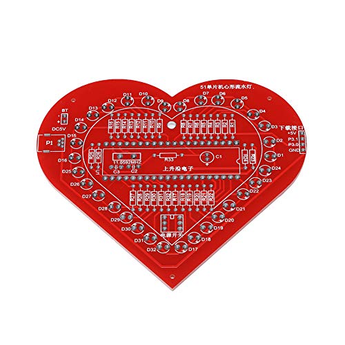 Buntes Herzförmiges MCU-Lampen-Leiterplatten-Set für Elektronische DIY-Projekte Buntes Herzförmiges MCU-Lampen-Leiterplatten-Set für Elektronische DIY-Projekte von NIZUUONE
