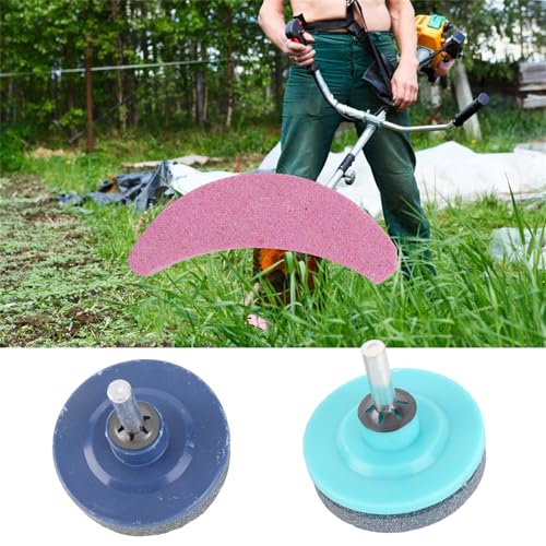 RASENMÄHER-MESSERSCHÄRFER Schleifen SCHÄRFSTEIN Werkzeug GARTENZUBEHÖR 3-teiliges Set UNIVERSAL GEEIGNET FÜR HANDWERKZEUG-KIT von NIZUUONE