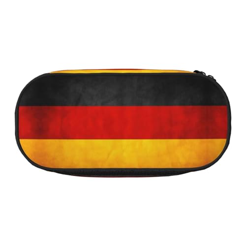 NImongt Stilvolles Federmäppchen mit Deutschland-Flaggen-Druck, für Schule, Make-up, Reisen, Büro, Klasse, Schwarz , Einheitsgröße, Taschen-Organizer NImongt Stilvolles Federmäppchen mit Deutschland-Flaggen-Druck, für Schule, Make-up, Reisen, Büro, Klasse, Schwarz , Einheitsgröße, Taschen-Organizer von NImongt