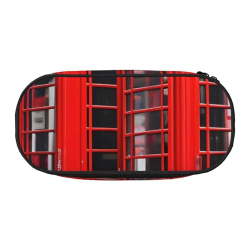 NImongt Stilvolles Federmäppchen mit Londoner Straßendruck, für Schule, Make-up, Reisen, Büro, Unterricht, Schwarz , Einheitsgröße, Taschen-Organizer NImongt Stilvolles Federmäppchen mit Londoner Straßendruck, für Schule, Make-up, Reisen, Büro, Unterricht, Schwarz , Einheitsgröße, Taschen-Organizer von NImongt