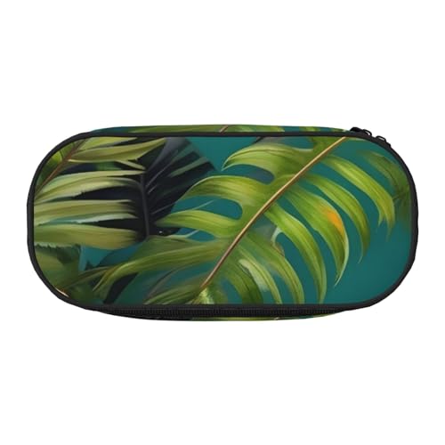 NImongt Stilvolles Federmäppchen mit tropischen Pflanzen und Papageien, für Schule, Make-up, Reisen, Büro, Unterricht, Schwarz , Einheitsgröße, Taschen-Organizer NImongt Stilvolles Federmäppchen mit tropischen Pflanzen und Papageien, für Schule, Make-up, Reisen, Büro, Unterricht, Schwarz , Einheitsgröße, Taschen-Organizer von NImongt