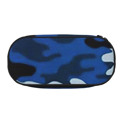 NImongt Stylisches Federmäppchen, Schulbedarf, Make-up, Reisen, Büro, Klasse, Blau, Schwarz , Einheitsgröße, Taschen-Organizer NImongt Stylisches Federmäppchen, Schulbedarf, Make-up, Reisen, Büro, Klasse, Blau, Schwarz , Einheitsgröße, Taschen-Organizer von NImongt