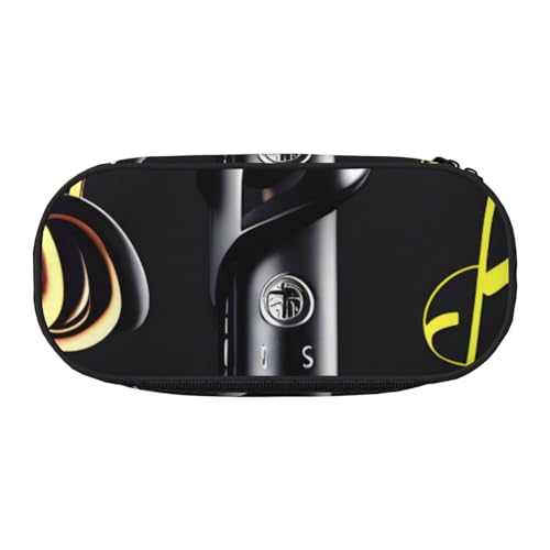 NImongt Stylisches Federmäppchen mit Mikrofon mit Musiknoten-Aufdruck, für Schule, Make-up, Reisen, Büro, Unterricht, Schwarz , Einheitsgröße, Taschen-Organizer NImongt Stylisches Federmäppchen mit Mikrofon mit Musiknoten-Aufdruck, für Schule, Make-up, Reisen, Büro, Unterricht, Schwarz , Einheitsgröße, Taschen-Organizer von NImongt