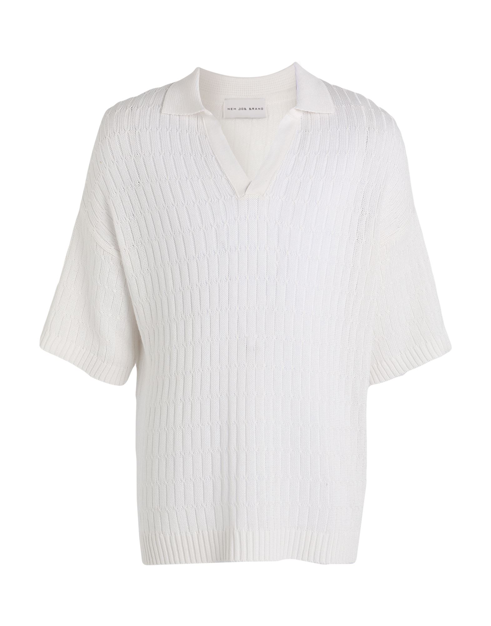 NJB NEW JOB BRAND Pullover Herren Weiß von NJB NEW JOB BRAND