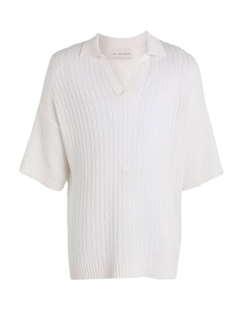 NJB NEW JOB BRAND Pullover Herren Weiß von NJB NEW JOB BRAND