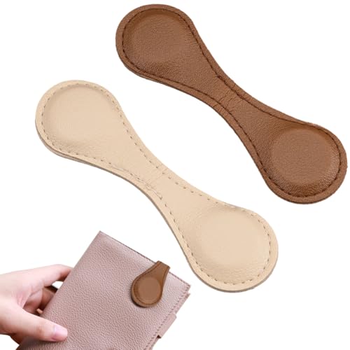 NJCXOLA 2 Stück Leder-Magnet-Lesezeichen Magnetisch Retro-Buchseitenhalter Vintage-Seitenmarkierungsclip handgefertigt niedliches Lesezubehör für Frauen Bücherwurm Buchliebhaber Lesergeschenk von NJCXOLA