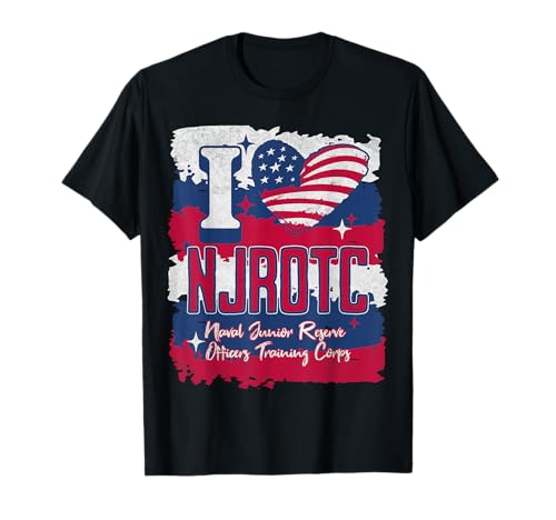 NJROTC Naval Junior ROTC Cadet Damen Mädchen Mütter US NJROTC T-Shirt von NJROTC Naval JROTC Cadet Military Patriotic Design