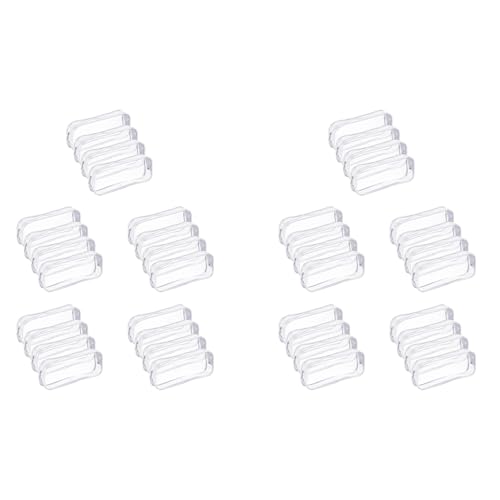 NJTHNTJR 40 Stücke Klar PVC ReißVerschluss Stift MäPpchen, GroßE KapazitäT Bleistift Beutel Make-Up Tasche mit ReißVerschluss für Schule Büro Material () von NJTHNTJR