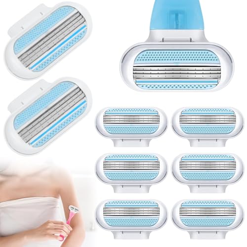 Venus Smooth Ersatzklingen Damenrasierer, 10er-Pack, Venus rasierklingen damen,3 Von Schutzkissen Umgebene Klingen, Die Sich Der Körperkontur Anpasse von NJZYBZA