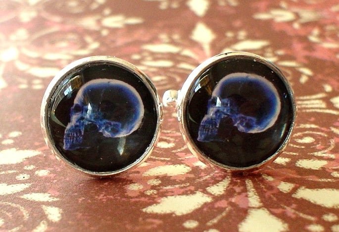 20% Off 16 Mm X Ray Human Skull Manschettenknüpfe, Herren Accessoires, Anker Perfekte Geschenkidee von NJsDreamBoxes