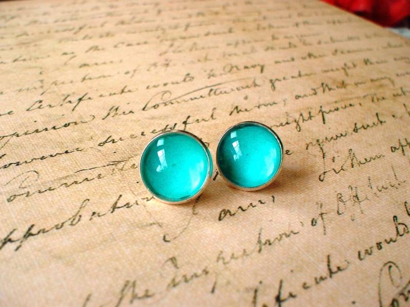 Himmelblaue Ohrstecker, Ocean Style Ohrringe, Geschenkidee Himmelblaue Ohrstecker, Ocean Style Ohrringe, Geschenkidee von NJsDreamBoxes