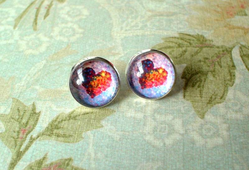 Read My Heart Rot Rosa Herz Ohrstecker, Valentinstag, Süßes Geschenk Für Sie Read My Heart Rot Rosa Herz Ohrstecker, Valentinstag, Süßes Geschenk Für Sie von NJsDreamBoxes