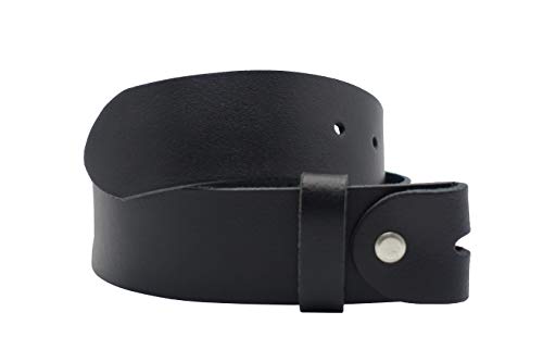 NK Belt GmbH Echt Ledergürtel 4cm ohne Schnalle, Rind-/Vollleder 80cm -145cm Wechselgürtel (135cm Gesamtlänge 145cm) von NK Belt GmbH