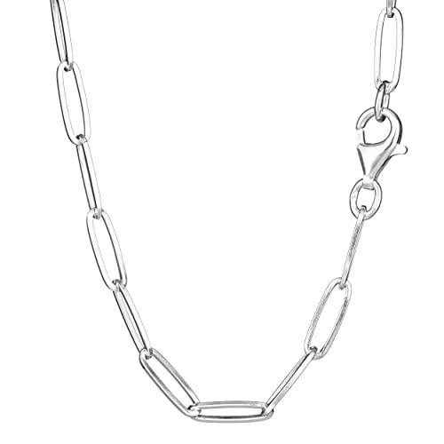 NKlaus 40cm Ankerkette 925 Silber elegante Halskette Breite: 3,6mm Collier 6,4g schwer 6935 von NKlaus